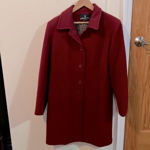 London Fog - Red Wool Coat